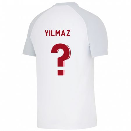 Kandiny Kinder Berat Yilmaz #0 Weiß Auswärtstrikot Trikot 2023/24 T-Shirt