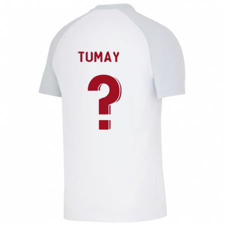 Kandiny Kinder Mustafa Kürsat Tümay #0 Weiß Auswärtstrikot Trikot 2023/24 T-Shirt