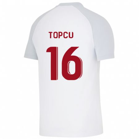 Kandiny Kinder Ebru Topçu #16 Weiß Auswärtstrikot Trikot 2023/24 T-Shirt