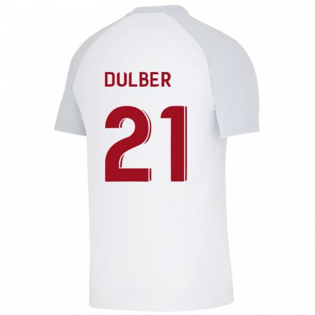 Kandiny Kinder Didem Dülber #21 Weiß Auswärtstrikot Trikot 2023/24 T-Shirt