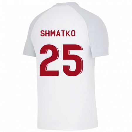 Kandiny Kinder Lyubov Shmatko #25 Weiß Auswärtstrikot Trikot 2023/24 T-Shirt