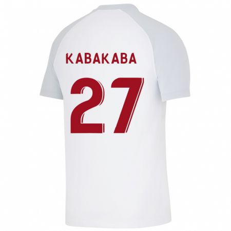 Kandiny Kinder Naomie Kabakaba #27 Weiß Auswärtstrikot Trikot 2023/24 T-Shirt