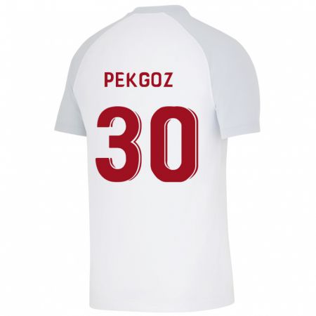 Kandiny Kinder Berra Pekgöz #30 Weiß Auswärtstrikot Trikot 2023/24 T-Shirt