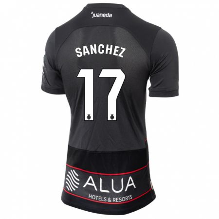 Kandiny Kinder Avelino Sánchez #17 Schwarz Auswärtstrikot Trikot 2023/24 T-Shirt