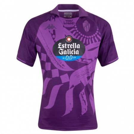 Kandiny Kinder Xavi Moreno #21 Violett Auswärtstrikot Trikot 2023/24 T-Shirt