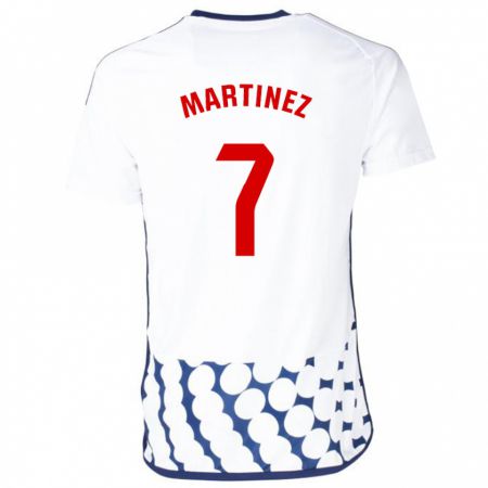 Kandiny Kinder Gabri Martínez #7 Weiß Auswärtstrikot Trikot 2023/24 T-Shirt