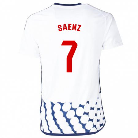 Kandiny Kinder Raúl Sáenz #7 Weiß Auswärtstrikot Trikot 2023/24 T-Shirt
