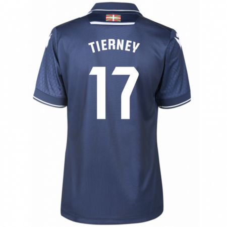 Kandiny Kinder Kieran Tierney #17 Marine Auswärtstrikot Trikot 2023/24 T-Shirt
