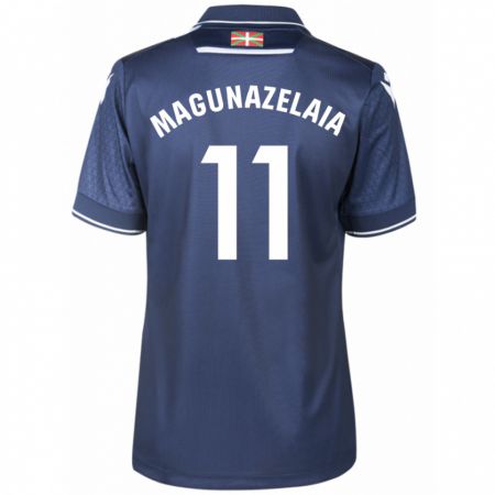 Kandiny Kinder Jon Magunazelaia #11 Marine Auswärtstrikot Trikot 2023/24 T-Shirt