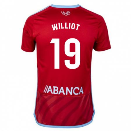 Kandiny Kinder Williot Swedberg #19 Rot Auswärtstrikot Trikot 2023/24 T-Shirt