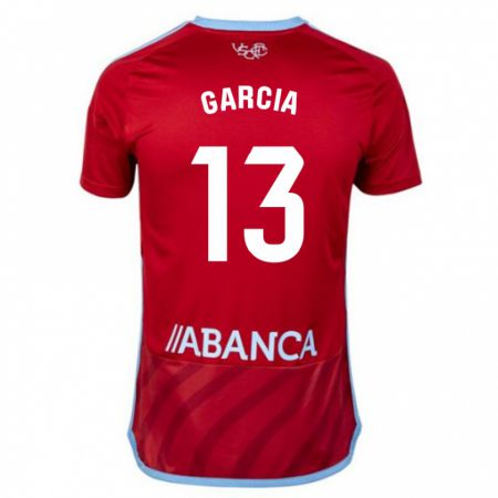 Kandiny Kinder Raúl García #13 Rot Auswärtstrikot Trikot 2023/24 T-Shirt