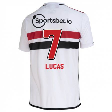 Kandiny Herren Lucas Moura #7 Weiß Heimtrikot Trikot 2023/24 T-Shirt