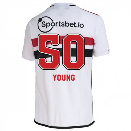 Kandiny Herren Young #50 Weiß Heimtrikot Trikot 2023/24 T-Shirt
