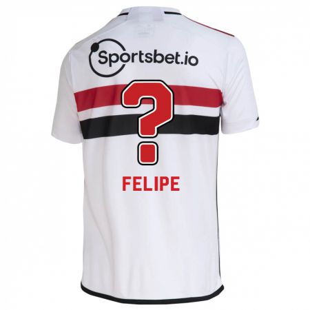 Kandiny Herren Luis Felipe #0 Weiß Heimtrikot Trikot 2023/24 T-Shirt