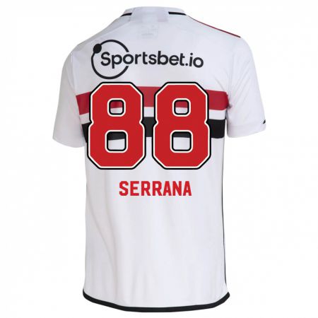 Kandiny Herren Serrana #88 Weiß Heimtrikot Trikot 2023/24 T-Shirt