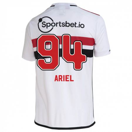 Kandiny Herren Ariel #94 Weiß Heimtrikot Trikot 2023/24 T-Shirt