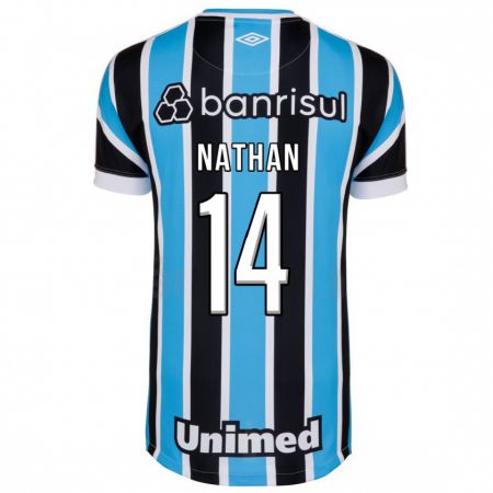 Kandiny Herren Nathan #14 Blau Heimtrikot Trikot 2023/24 T-Shirt