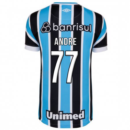 Kandiny Herren André #77 Blau Heimtrikot Trikot 2023/24 T-Shirt