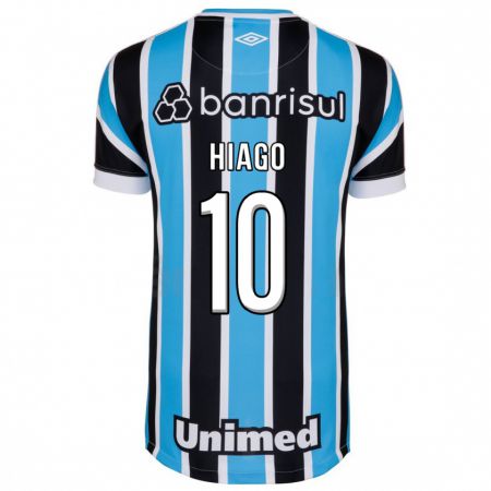 Kandiny Herren Hiago #10 Blau Heimtrikot Trikot 2023/24 T-Shirt