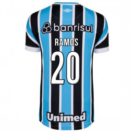 Kandiny Herren Mónica Ramos #20 Blau Heimtrikot Trikot 2023/24 T-Shirt