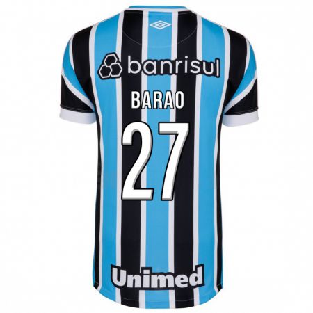 Kandiny Herren Dani Barão #27 Blau Heimtrikot Trikot 2023/24 T-Shirt