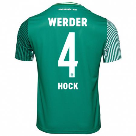 Kandiny Herren Alexander Höck #4 Grün Heimtrikot Trikot 2023/24 T-Shirt