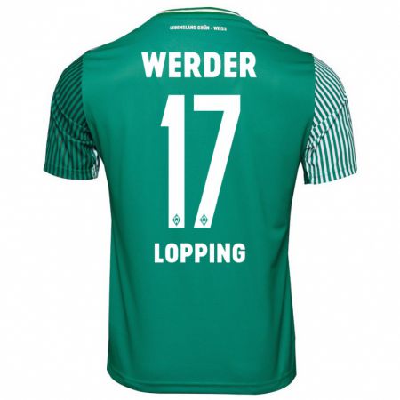 Kandiny Herren Jakob Löpping #17 Grün Heimtrikot Trikot 2023/24 T-Shirt