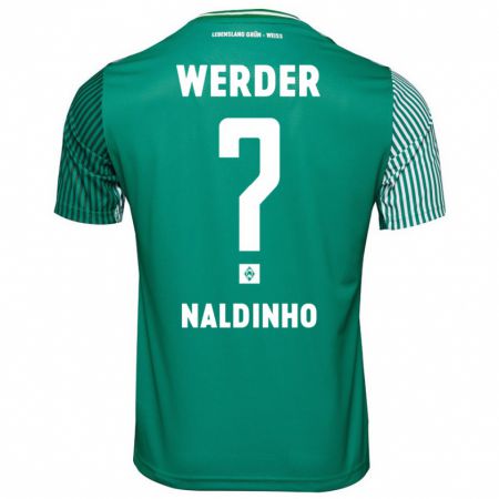 Kandiny Herren Naldinho #0 Grün Heimtrikot Trikot 2023/24 T-Shirt