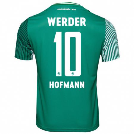 Kandiny Herren Justin Hofmann #10 Grün Heimtrikot Trikot 2023/24 T-Shirt