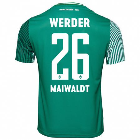 Kandiny Herren Julius Maiwaldt #26 Grün Heimtrikot Trikot 2023/24 T-Shirt