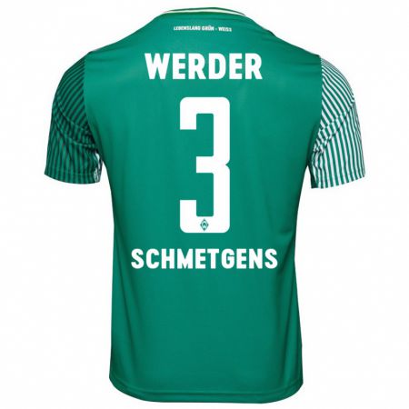 Kandiny Herren Mick Schmetgens #3 Grün Heimtrikot Trikot 2023/24 T-Shirt