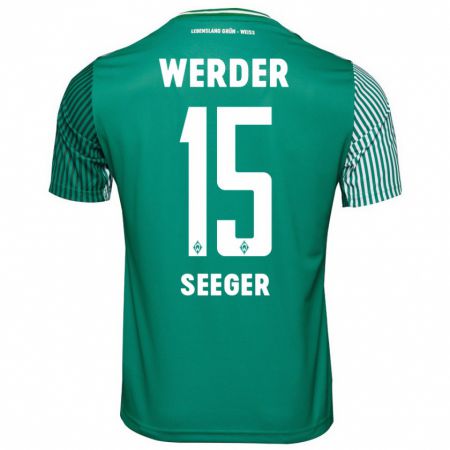 Kandiny Herren Ben Ekobena-Seeger #15 Grün Heimtrikot Trikot 2023/24 T-Shirt
