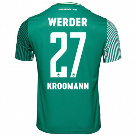Kandiny Herren Avid Krogmann #27 Grün Heimtrikot Trikot 2023/24 T-Shirt