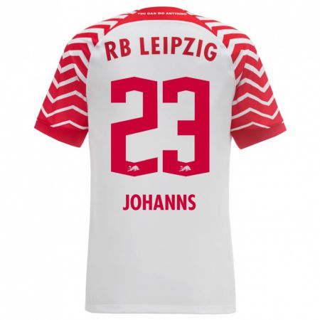 Kandiny Herren Lennart Johanns #23 Weiß Heimtrikot Trikot 2023/24 T-Shirt