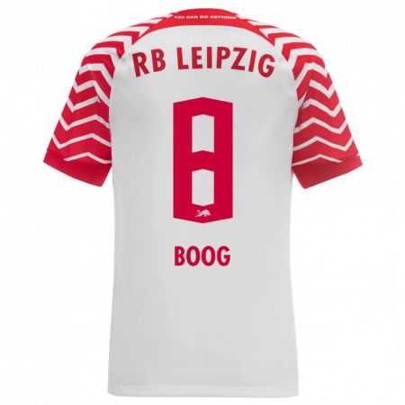 Kandiny Herren Miguel Boog #8 Weiß Heimtrikot Trikot 2023/24 T-Shirt