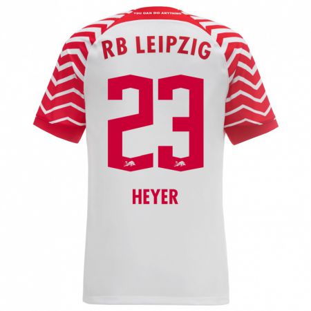 Kandiny Herren Friedrich Heyer #23 Weiß Heimtrikot Trikot 2023/24 T-Shirt