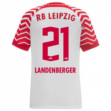 Kandiny Herren Julia Landenberger #21 Weiß Heimtrikot Trikot 2023/24 T-Shirt