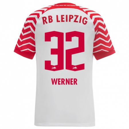 Kandiny Herren Mia Werner #32 Weiß Heimtrikot Trikot 2023/24 T-Shirt