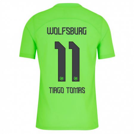 Kandiny Herren Tiago Tomás #11 Grün Heimtrikot Trikot 2023/24 T-Shirt