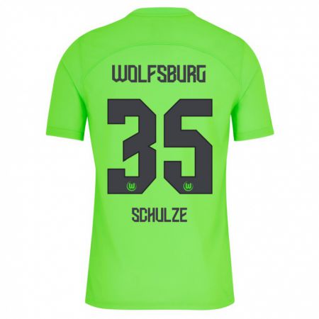 Kandiny Herren Philipp Schulze #35 Grün Heimtrikot Trikot 2023/24 T-Shirt