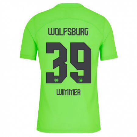 Kandiny Herren Patrick Wimmer #39 Grün Heimtrikot Trikot 2023/24 T-Shirt