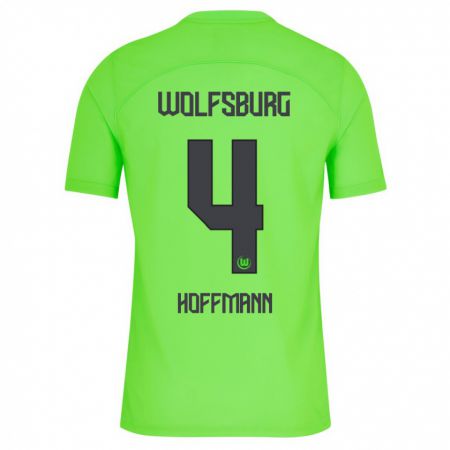 Kandiny Herren Nils Hoffmann #4 Grün Heimtrikot Trikot 2023/24 T-Shirt