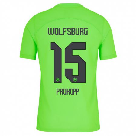 Kandiny Herren Oskar Prokopp #15 Grün Heimtrikot Trikot 2023/24 T-Shirt