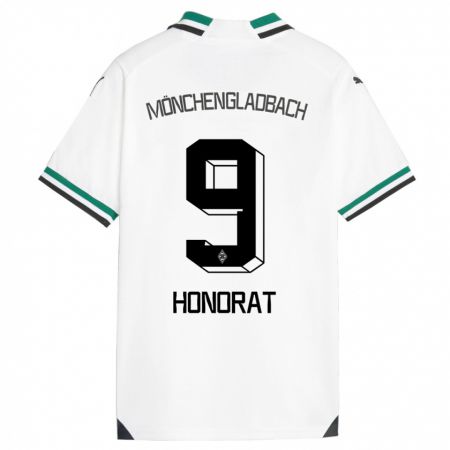 Kandiny Herren Franck Honorat #9 Weiß Grün Heimtrikot Trikot 2023/24 T-Shirt