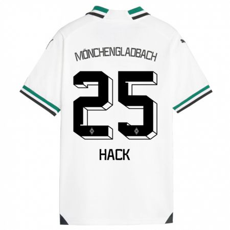 Kandiny Herren Robin Hack #25 Weiß Grün Heimtrikot Trikot 2023/24 T-Shirt