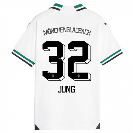 Kandiny Herren In-Gyom Jung #32 Weiß Grün Heimtrikot Trikot 2023/24 T-Shirt