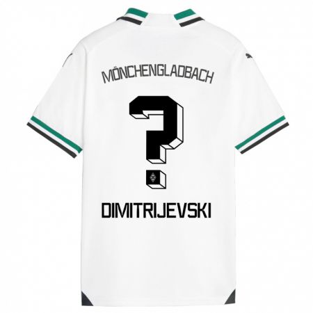 Kandiny Herren Maximilian Dimitrijevski #0 Weiß Grün Heimtrikot Trikot 2023/24 T-Shirt