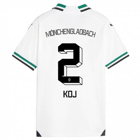 Kandiny Herren Julia Koj #2 Weiß Grün Heimtrikot Trikot 2023/24 T-Shirt