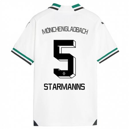 Kandiny Herren Sandra Starmanns #5 Weiß Grün Heimtrikot Trikot 2023/24 T-Shirt