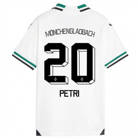 Kandiny Herren Paula Petri #20 Weiß Grün Heimtrikot Trikot 2023/24 T-Shirt